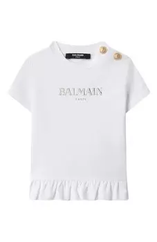 Хлопковая футболка Balmain