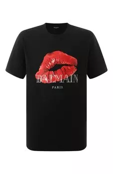 Хлопковая футболка Balmain