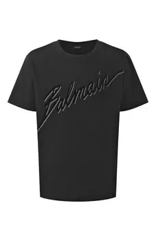 Хлопковая футболка Balmain