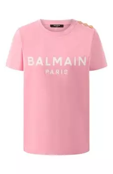 Хлопковая футболка Balmain