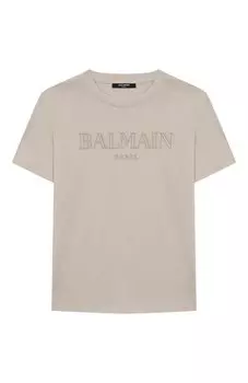 Хлопковая футболка Balmain