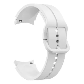 Ремешок с полным покрытием для Samsung Galaxy Watch 7 44 мм, летний официальный классический стиль пряжки для Galaxy Watch 4 5 6 40 мм, ремешок для часов 44 мм Galaxy watch 7 чёрный
