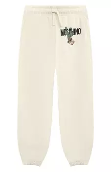 Хлопковые джоггеры Moschino