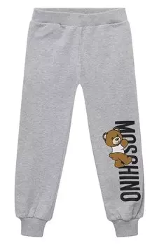 Хлопковые джоггеры Moschino