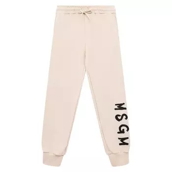 Хлопковые джоггеры MSGM kids