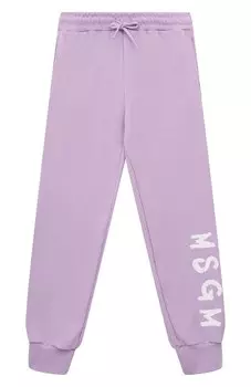 Хлопковые джоггеры MSGM kids