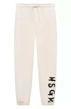 Хлопковые джоггеры MSGM kids
