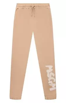 Хлопковые джоггеры MSGM kids
