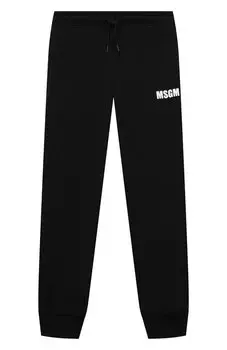 Хлопковые джоггеры MSGM kids