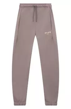 Хлопковые джоггеры MSGM kids