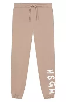 Хлопковые джоггеры MSGM kids