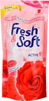 Кондиционер для белья Lion Thailand Fresh&Soft Искристый Поцелуй 600мл