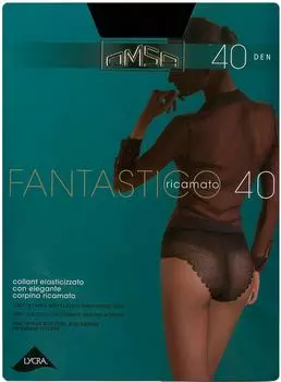 Колготки Omsa Fantastico 40 Nero Черные Размер 2
