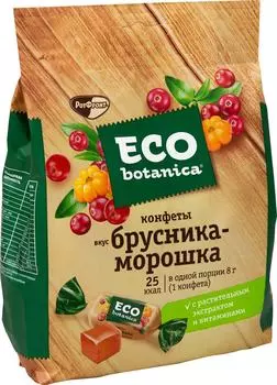 Конфеты Eco Botanica со вкусом Брусника-Морошка 200г