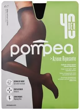 Колготки Pompea Riposante 40 den 1/2-S nero