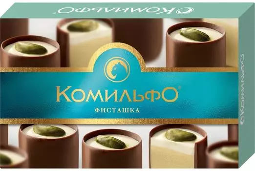 Конфеты Комильфо шоколадные Фисташка 116г в ассортименте