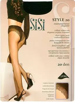 Колготки SiSi Style 20 Nero Черные Размер 2с доставкой!