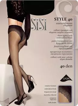 Колготки SiSi Style 40 Nero Черные Размер 5с доставкой!