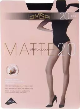 Колготки Omsa Matte 20 Nero Черные Размер 4с доставкой!