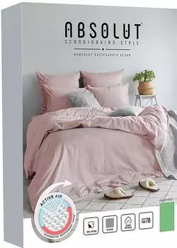 Комплект постельного белья Absolut Desert rose 1.5-спальный наволочки 70*70см