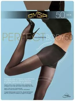 Колготки Omsa Perfect Body 50 Daino Бежевые Размер 4