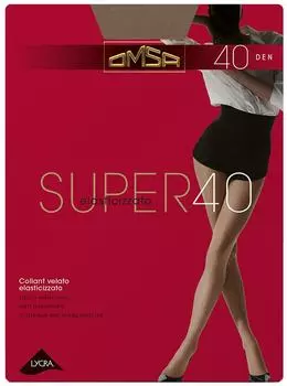 Колготки Omsa Super 40 Daino Бежевые Размер 4