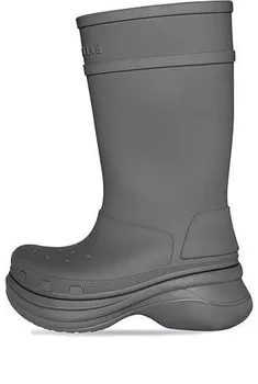 Кроссовки crocs x boots 'grey' Balenciaga, серый