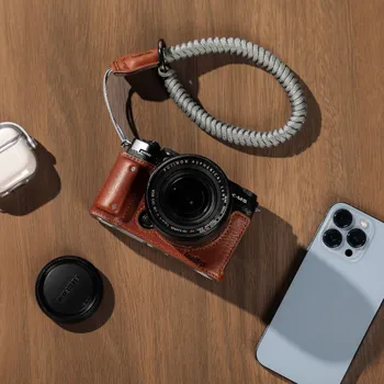 Чехол SmallRig Camera Leather Half Kit для Fujifilm X-M5 Коричневый 4880