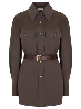 Рубашка хлопковая SAINT LAURENT
