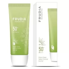 Гель для лица с зеленым виноградом Солнцезащитный SPF50+/PA ++++ Green Grape Sebum Control Cooling Sun Gel