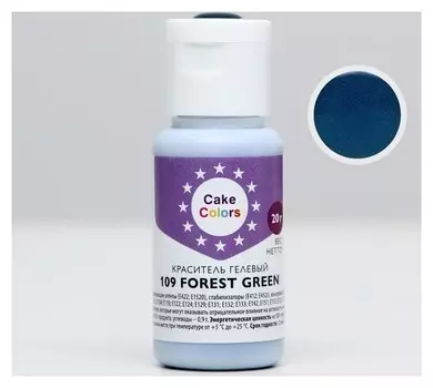Гелевый краситель Cake Colors, темно-зелёный, 20 г