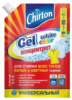 Гель для стирки Chirton концентрированный, универсальный, 750 мл