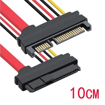 SFF-8482 SAS to SATA 29P кабель для серверного жесткого диска с питанием 4P SAS29P to SATA7P + Large 4P - 70CM синий
