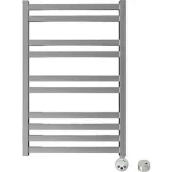 Полотенцесушитель электрический Lemark Bellario П10 500x800 скрытое подключение, хром (LM68810E, LM0101C)
