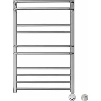 Полотенцесушитель электрический Lemark Linara П10 500x800 скрытое подключение, хром (LM04810E, LM0101C)
