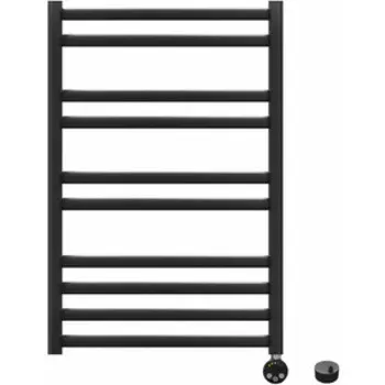 Полотенцесушитель электрический Lemark Unit П10 500x800 скрытое подключение, черный (LM45810EBL, LM0101BL)