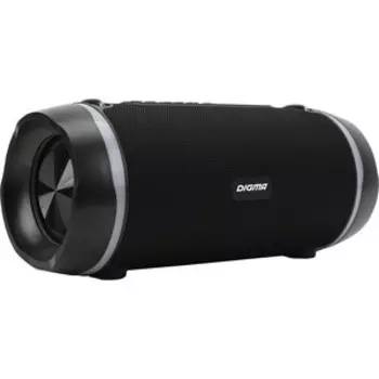 Портативная колонка Digma S-39 (стерео, 25Вт, USB, Bluetooth, FM, 6 ч) черный