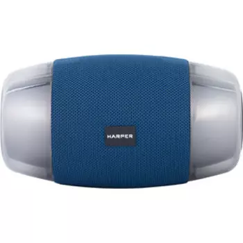 Портативная колонка HARPER PSL-025 (стерео, 16Вт, USB, Bluetooth, 12 ч) синий