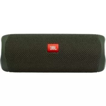 Портативная колонка JBL Flip 5 JBLFLIP5GREN (стерео, 20Вт, Bluetooth, 12 ч) зеленый