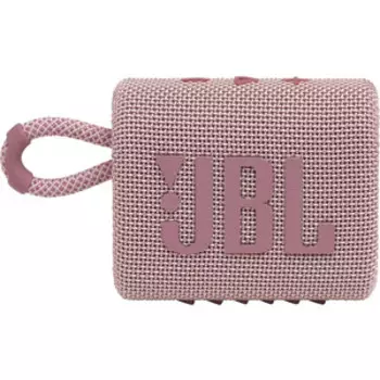 Портативная колонка JBL GO 3 (JBLGO3PINK) (моно, 4.2Вт, Bluetooth, 5 ч) розовый