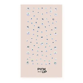 PINK UP Кристаллы для ногтей 3D