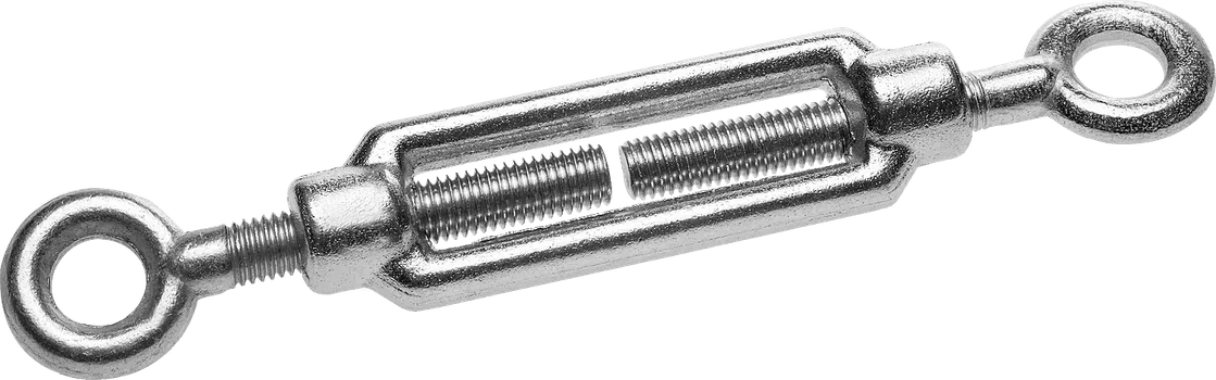Талреп кольцо-кольцо кованая сталь, оцинковка, М8, 11 см, DIN 1480, 10 шт., ЗУБР ПРОФЕССИОНАЛ (4-304375-08)