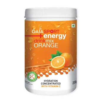 Энергетический напиток Микс со вкусом Апельсина (200 г), Energy Drink Mix Orange, произв. Gaia