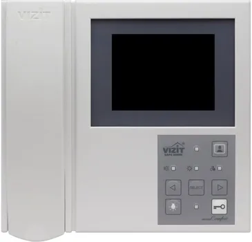Видеодомофон VIZIT VIZIT-M405 2-х канальный цветной (CVBS, 4"), возможность подключения кнопки "звонок"