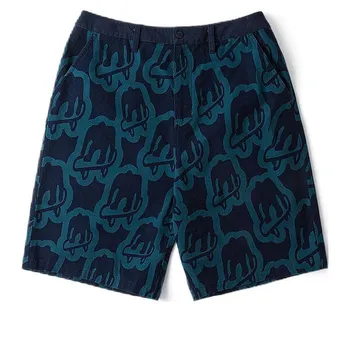 Шорты asia artist collection shorts 'dark blue' Vans, синий