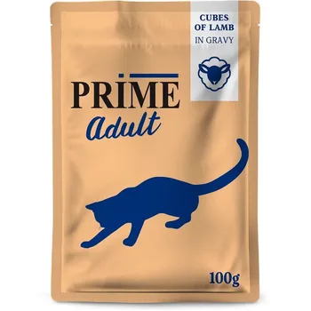 Prime Wild Adult влажный корм для кошек, с ягненком, в паучах - 100 г премиум для взрослых с ягненком паучи Китай 1 уп. х 24 шт. х 2.4 кг