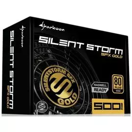 Блок питания Sharkoon SilentStorm SFX 500 Gold 500W