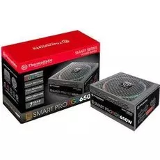 Блок питания ATX Thermaltake Smart Pro RGB 650W PS-SPR-0650FPCBEU-R Полностью модульный, 80Plus Bronze, Ret
