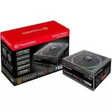 Блок питания ATX Thermaltake Smart Pro RGB 750W PS-SPR-0750FPCBEU-R Полностью модульный, 80Plus Bronze, RTL