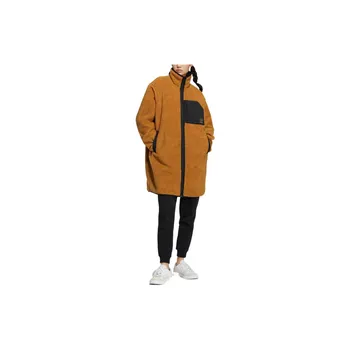 Adidas Neo Colorblock с логотипом и воротником-стойкой, хлопковая куртка, женская верхняя одежда, коричневый HN2448 L